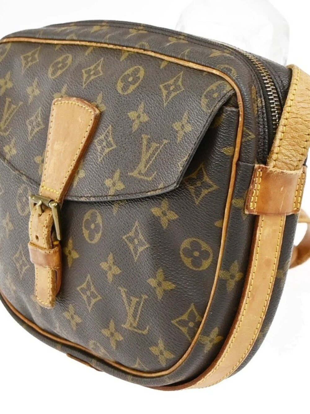 LOUIS VUITTON Jeune Fille GM Shoulder Bag Monogram Leather Brown M51225 61YJ067 - Picture 2 of 16